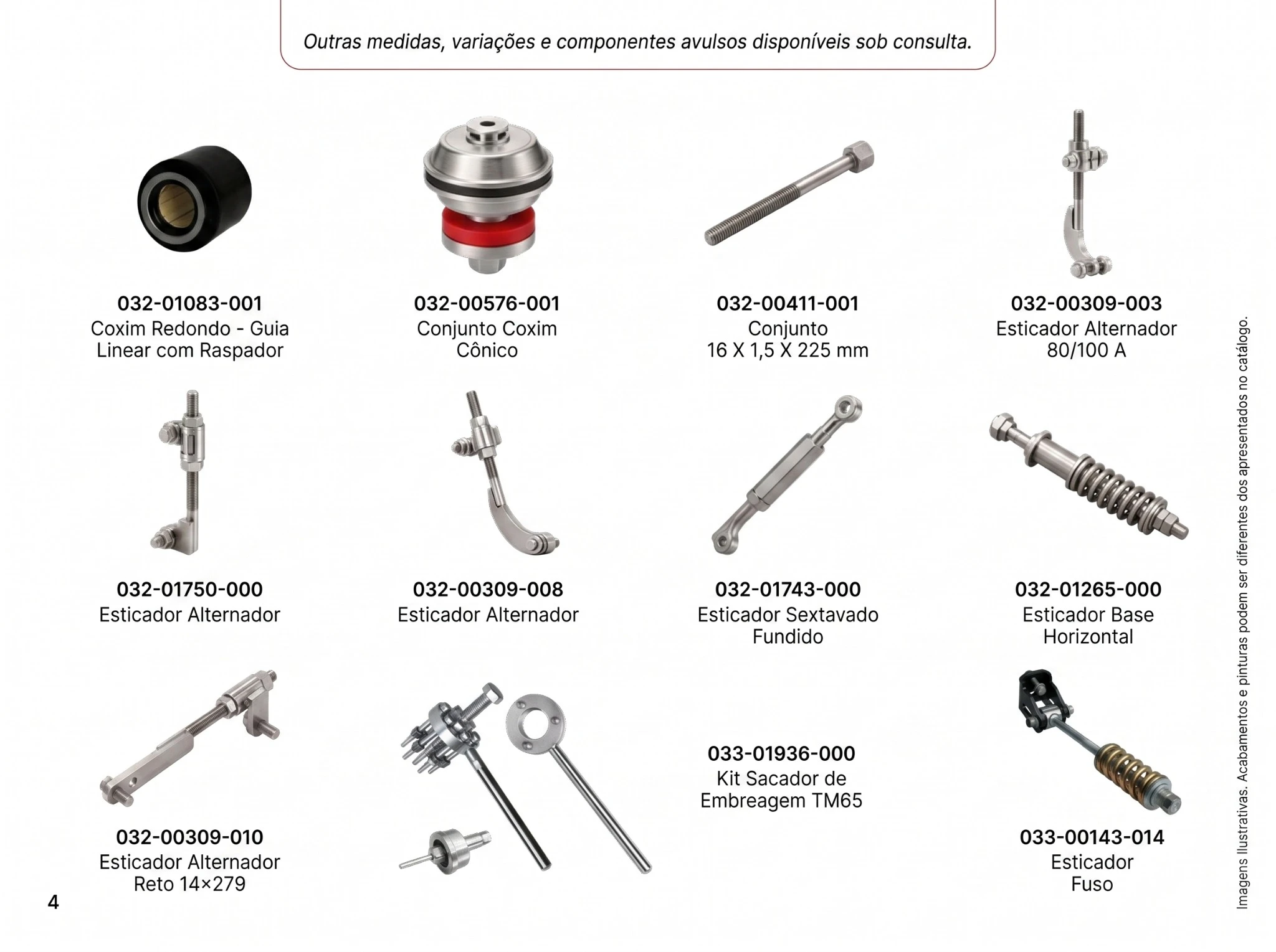 Catálogo de Peças de Reposição Meister, página 4 de 9